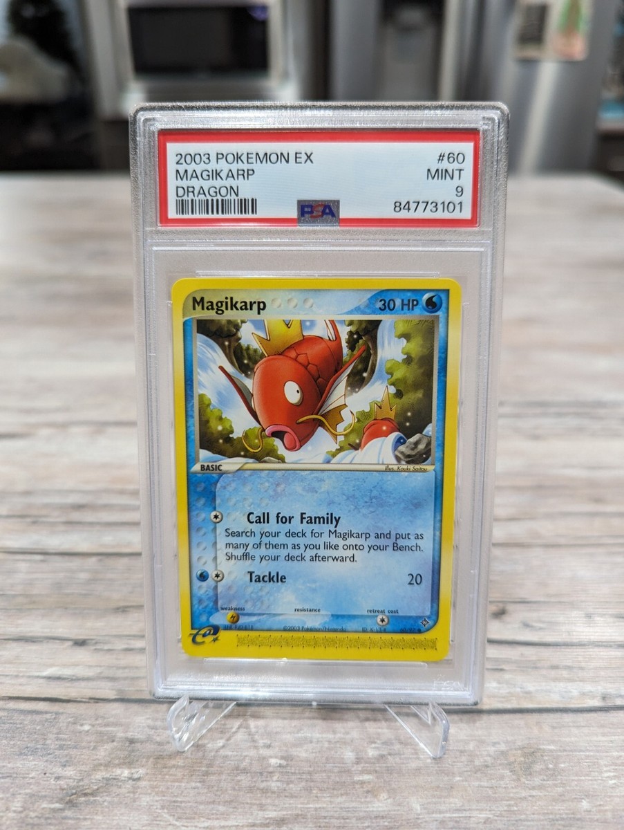 Magikarp PSA 9 60/97 Ex Dragon Non Holo Pokemon E Reader Card | eBay