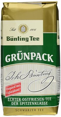 Bünting Tee Grünpack Echter Ostfriesentee 500 g lose (1 x 500 g)