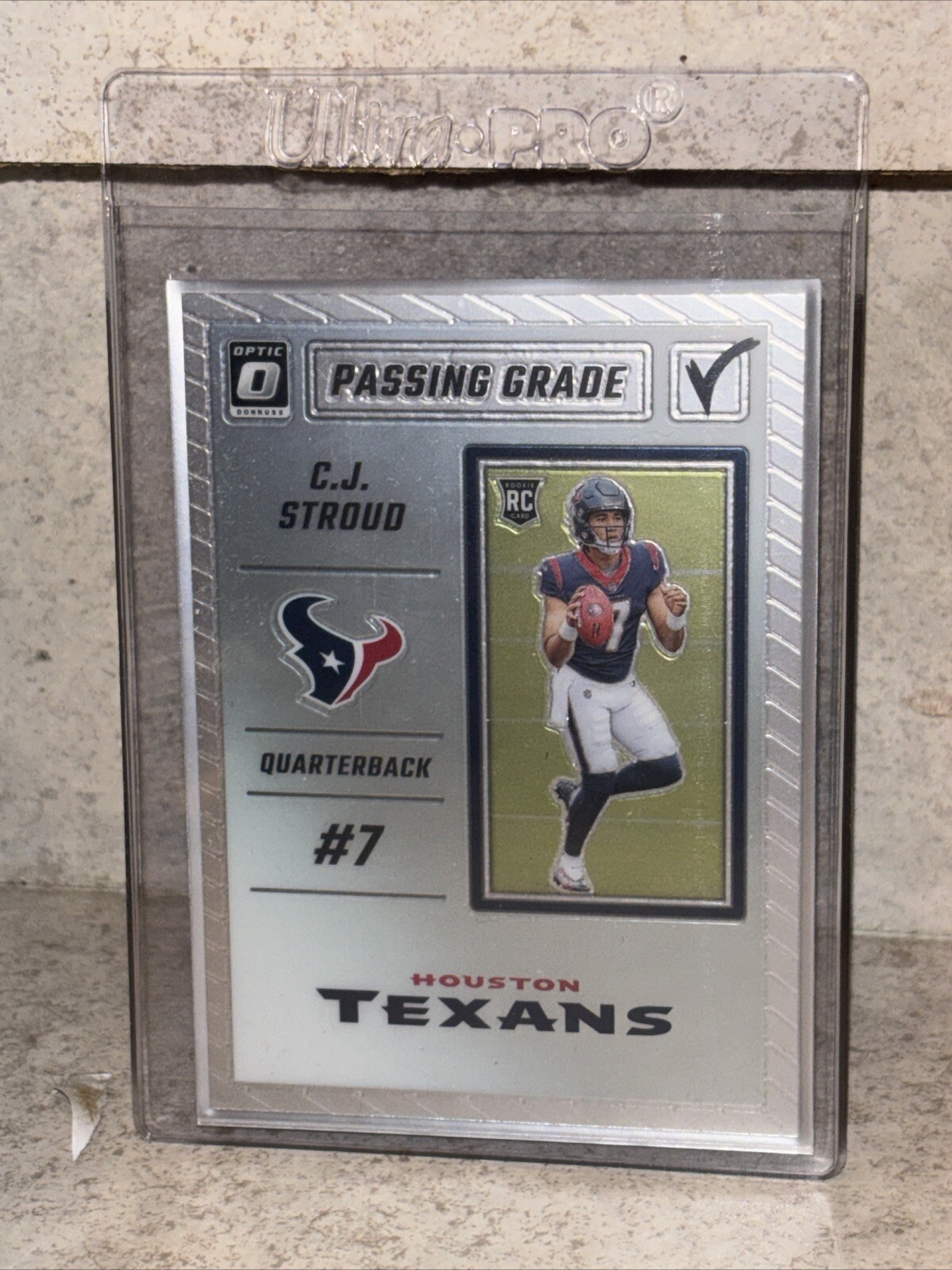 2023 Optic Football C.J. Stroud Passing Grade RC #PG-CS Texans