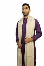 Men's Woolen Warm Pashmina Shawls Meditation Dushala Lohi Soft Stole C9