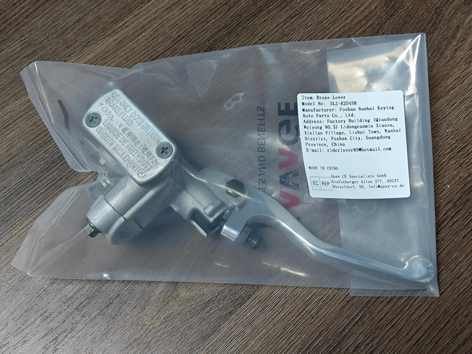 Cilindro maestro de freno delantero con palanca de freno para HONDA CR125R CR250R 2004-2007 Foto 2 de 4