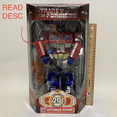 20th Anniversary × MASTERPIECE SOUND XL Transformers Opitimus Prime 20th Anniversary 1984-2004