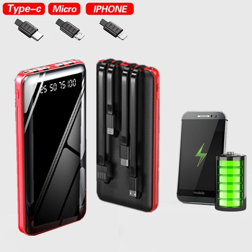 20000mAh Power Bank 4 USB Carga Externa Portátil ES | eBay