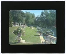 Photo:'Thornedale,' Oakleigh Thorne house,Millbrook,New York. Lawn to pond