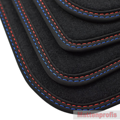 Premium Velour Fußmatten Doppelnaht für BMW 3er E36 Compact ab Bj.1994 - 2000