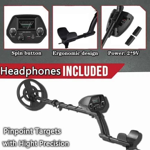 Heavy Duty Metal Detector & Gold Detector with 7.8" inch 7.8 kHz Waterproof Coil - Picture 4 of 12