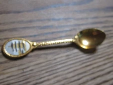 Vintage ART Of Chokin Gold Plated Collectible Souvenir Miniature Spoon