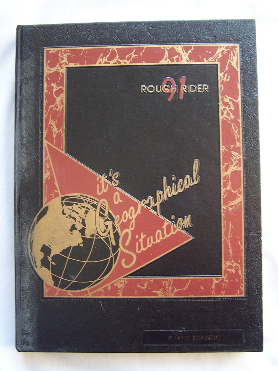 1991 THEODORE ROOSEVELT HIGH SCHOOL YEARBOOK KENT, OHIO UNMARKED