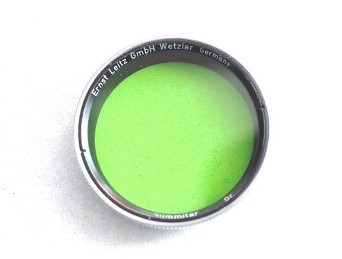 Leica E Leitz Summitar Green E36 Lens Filter - Picture 2 of 2