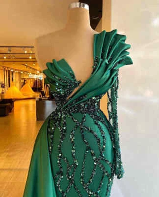 Brautkleid Hochzeitskleid Pailletten Mermaid Maßgeschneidert 36 38 40 42 44 - Bild 1 von 4