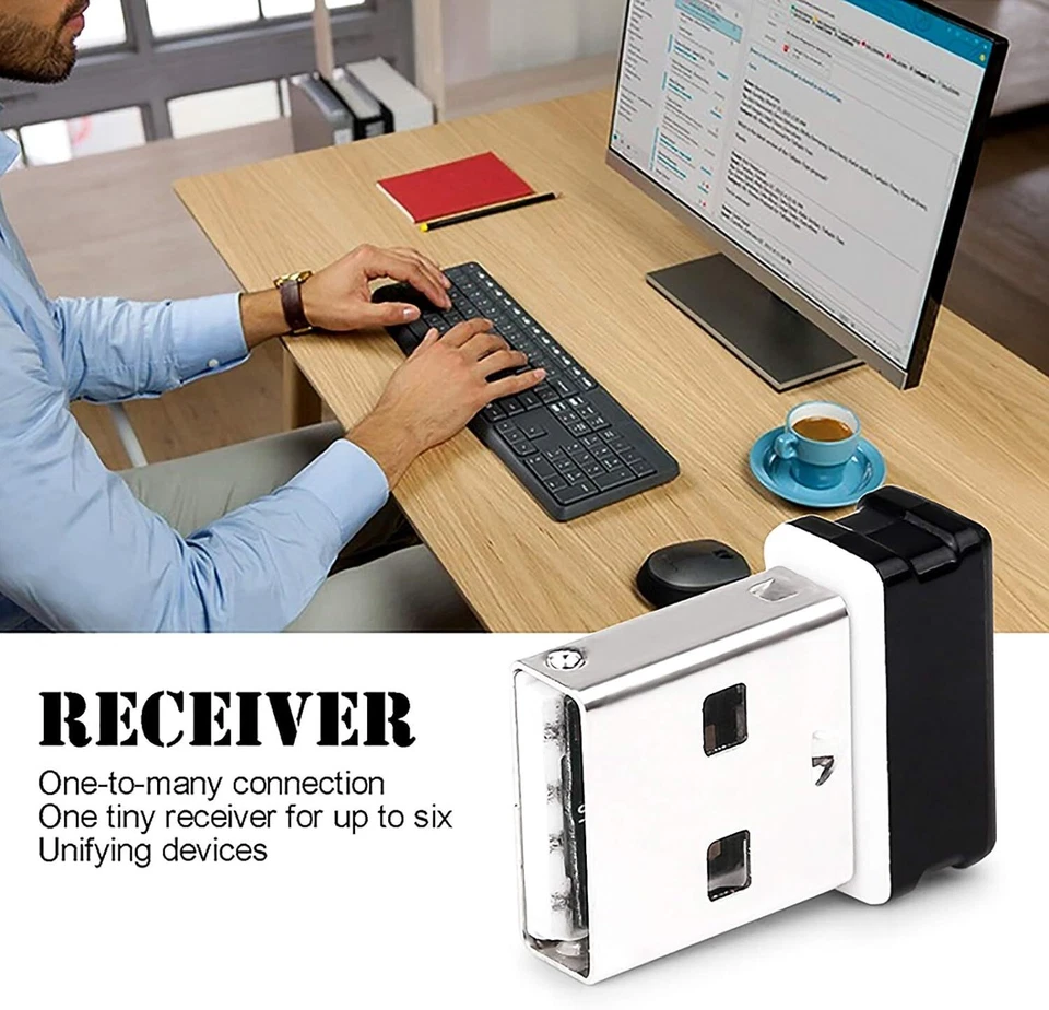 Logitech Receiver UNIFYING for mouse and keyboard M510 M325 M705 K410 and more - Image 2 of 4