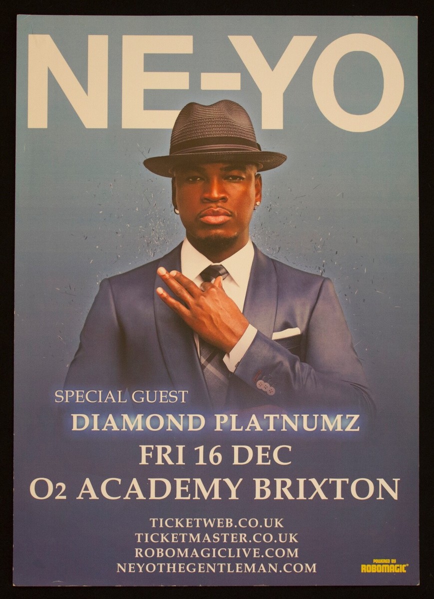 Rare NE-YO, original A3 gig poster. No copy! | eBay