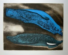 Isabel PONS - Composition 11, eau-forte signée, 1973