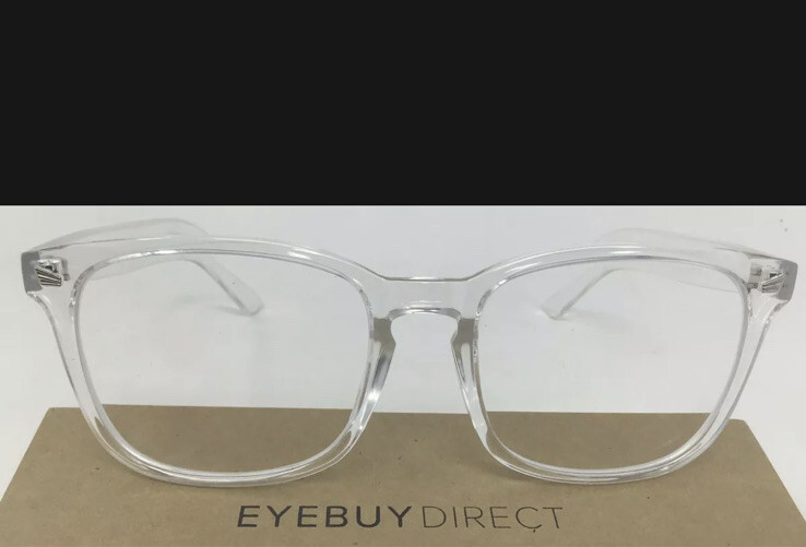 Eyebuydirect Uptown 52-18-142 C1 Clear Plastic Eyeglasses FRAMES