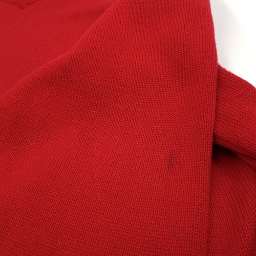 Suéter Vintage Tommy Hilfiger Para Hombre Rojo De Algodón Bh9 Talla XL - Imagen 8 de 8