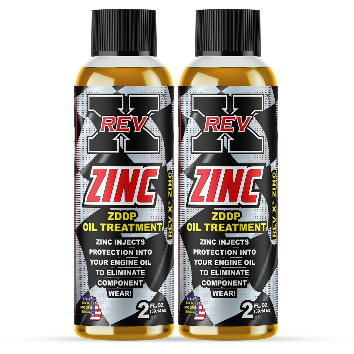 REV X Zinc ZDDP Oil Additive (2 Pack) 2 fl. oz. - Restore the