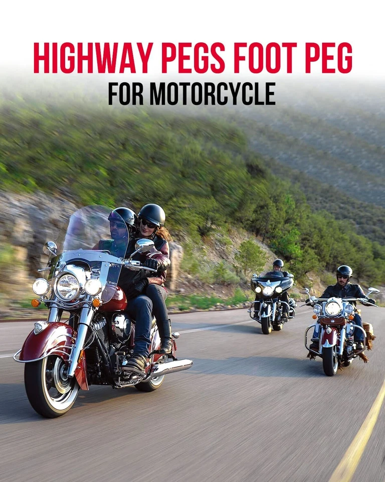 Clavijas universales para carretera de motocicleta para barra de carretera Road King 1 1/4 1,25 Foto 4 de 4