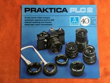 Pentacon Praktica PLC2 PLC 2 Prospekt - Text.englisch - Classic-Camera-STORE DD