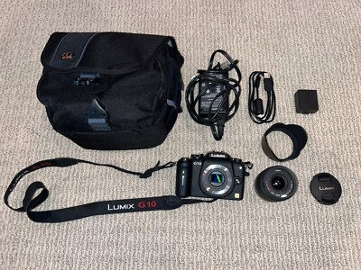 Panasonic LUMIX DMC-G10 12.1MP Digital Camera - FULL KIT 100