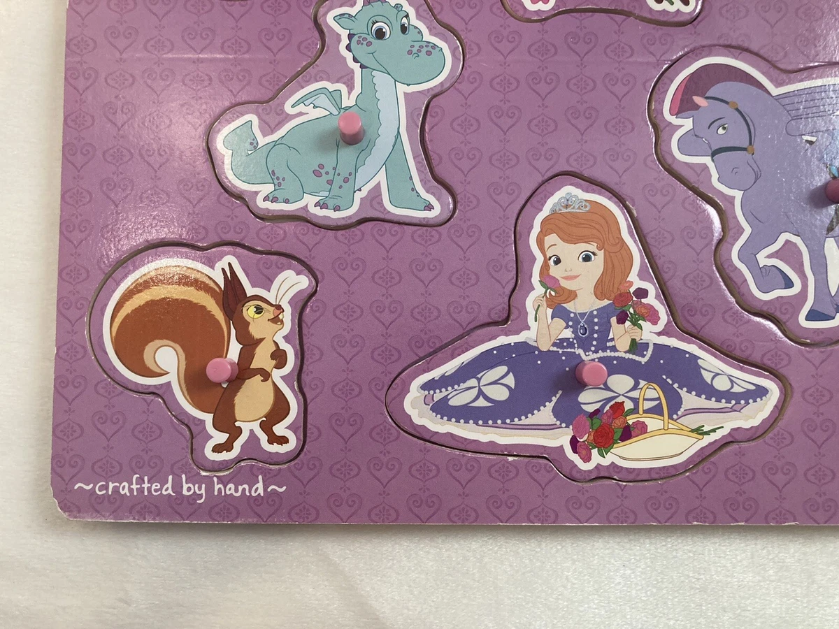 Disney Melissa u0026amp; Doug Wooden Sound Puzzle Sofia The First Magical  Friends Works | eBay