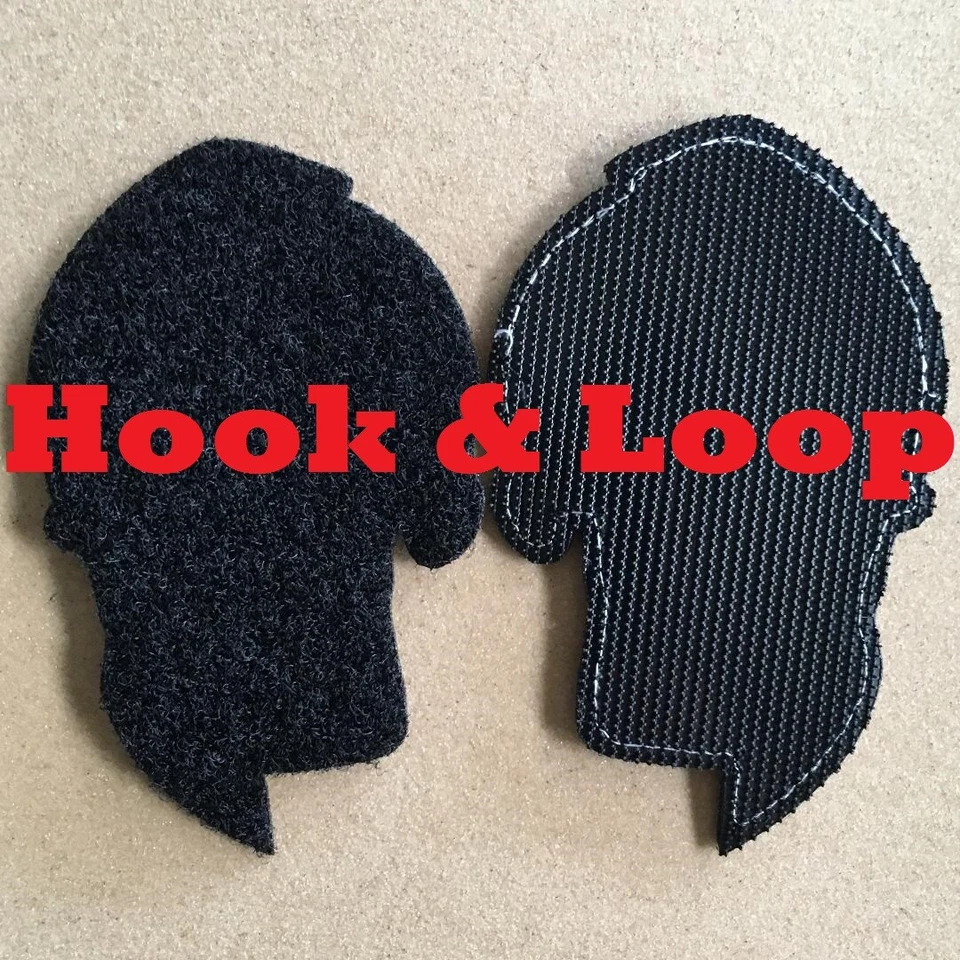 Spartan Skull Flag High Quality Fully Embroidered Military Patch Badge Hook Loop - Image 2 of 2