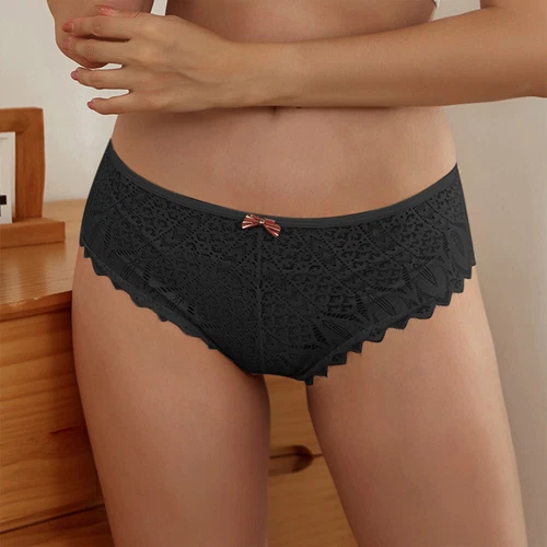Sexy Damen-Spitzenschlüpfer Höschen Damen-Tanga Slip Höschen Unterwäsche - Bild 22 von 38