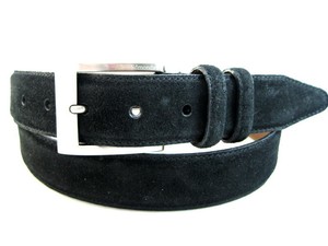 allen edmonds suede belt