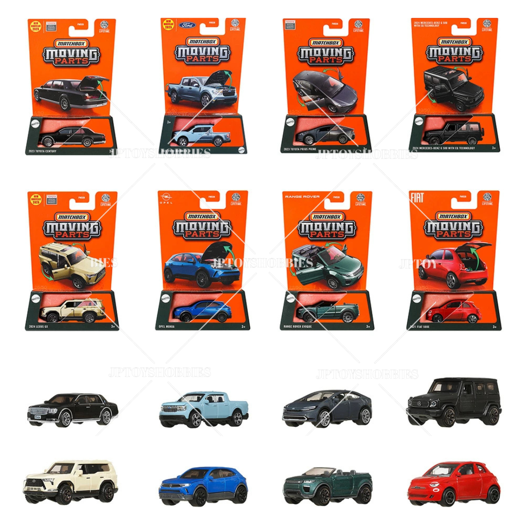 PSL 2025 Matchbox Moving Parts Assortment - Set of 8 / FWD28-985B