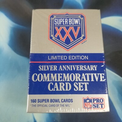Super Bowl XXV Limited Edition Silver Anniversary