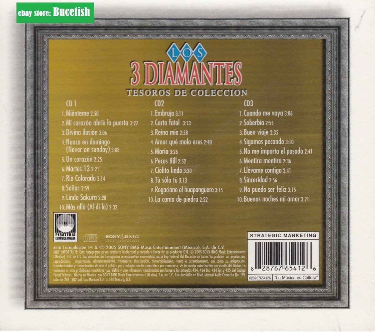 米2CD Tres Diamantes Tesoros De Coleccion   /00220 71ljSu5z8UL._UF1000,1000_QL80_.jpg