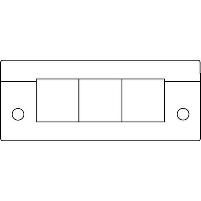 1PC ICOTEK CORP 42258 Split Multi Cable Transit Frames, KEL-E3, Black