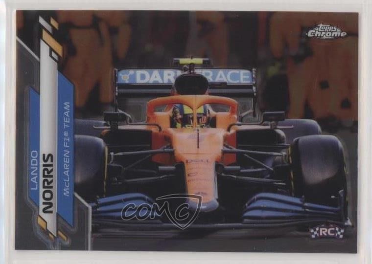 2020 Topps Chrome Formula 1 F1 Cars Lando Norris #27 Rookie RC ux8