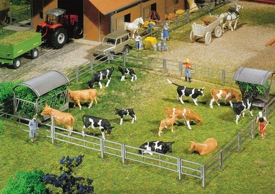 FALLER 180434 Box and exercise yard fencing system 1:87 H0 Gauge # NEW in OVP #