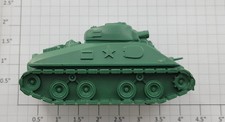 Marx MX- MVT Green Plastic Military Tank