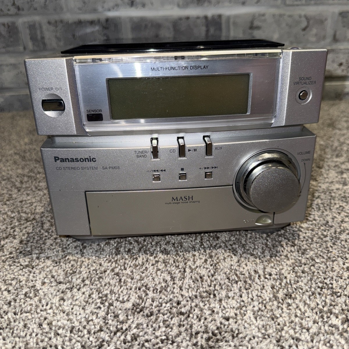 Panasonic CD AM/FM Stereo SA-PM03 Main Unit Only - Working/No
