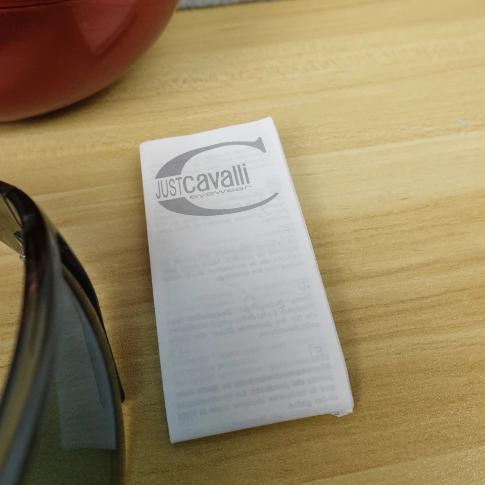 Óculos de sol unissex Roberto Cavalli tons azul JC085S T44 136 com estojo rígido - Imagem 3 de 4