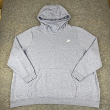 Nike Sportswear Club Fleece Hoodie Funnel Neck Blue Womens Plus 3X
