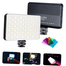 VL120 LED Video Light on Camera, Mini Rechargeable 120 LED Bi-Color
