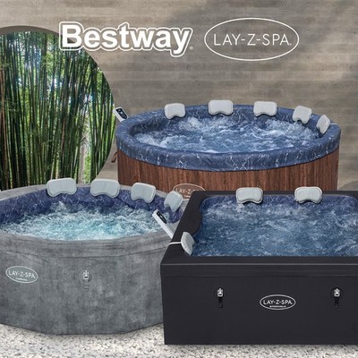 Bestway Whirlpool Hot Hub Outdoor Pool Heizung Massage Schaumstoff