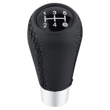 5 Speed Black Shift Knob Car Shifter Stick Handle Leather Gear Lever Replacement 5 Speed Black Shift Knob Car Shifter Stick Handle Leather Gear Lever Replacement