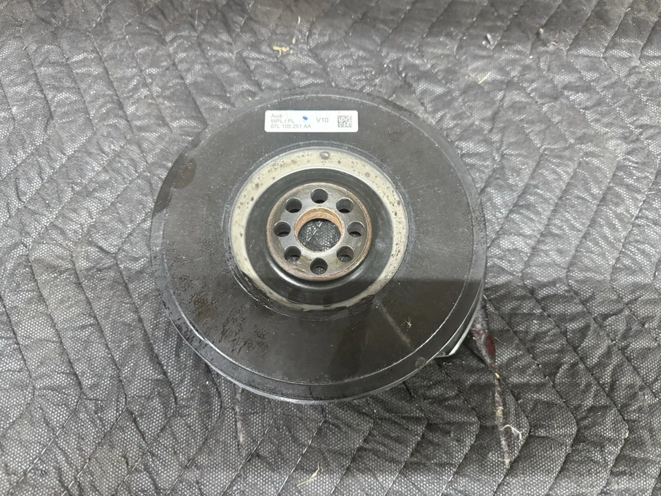 2017-2023 Audi R8 Hurracan 5.2L V10 Engine Crankshaft Pulley Balancer - Image 3 of 3