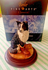 Border Fine Arts BFA Society Membership Piece B1545 If The Boot Fits Border Coll