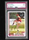 1982 TOPPS NOLAN RYAN CARD #90 GRADED PSA 9 MINT