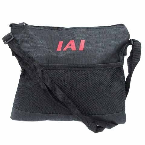 Borsa a tracolla Yves Saint Laurent YSL in poliestere nero con stampa logo unisex