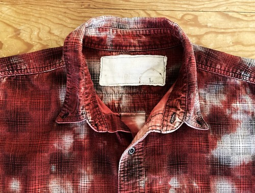 Vtg 90s Pioneer Flannel Shirt Men XL Distressed Tie Dye Long Sleeves Made in USA, Size XL, $75 - Photo 8