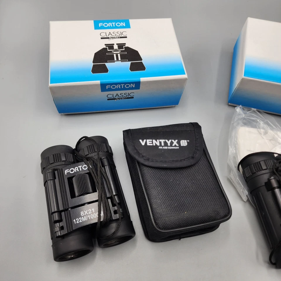 Lot Of Two: Forton Classic Series 8x21 122M/1000M Mini Binoculars - Image 2 of 4