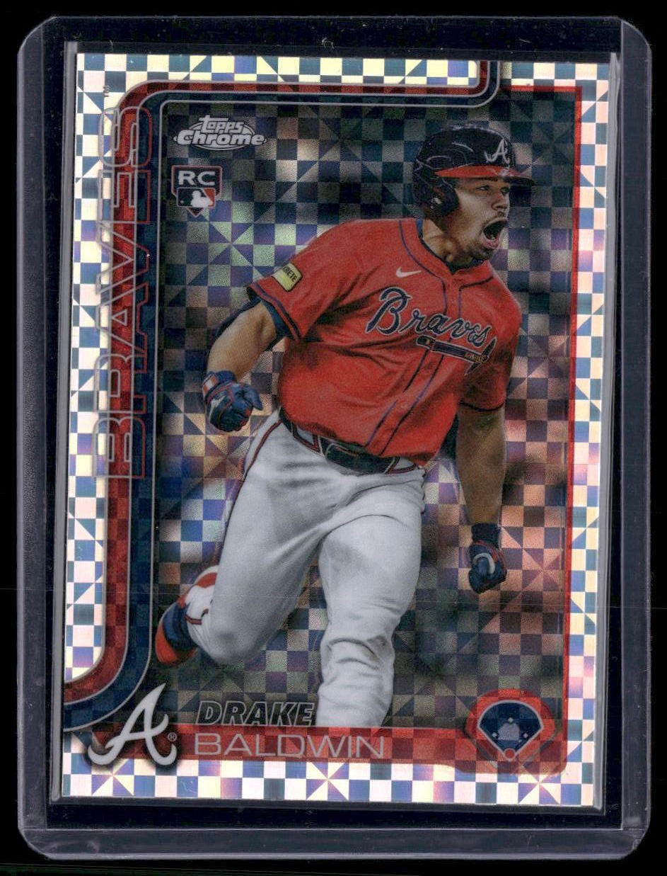 2025 Topps Chrome Update #USC96 Drake Baldwin Prism Refractors RC