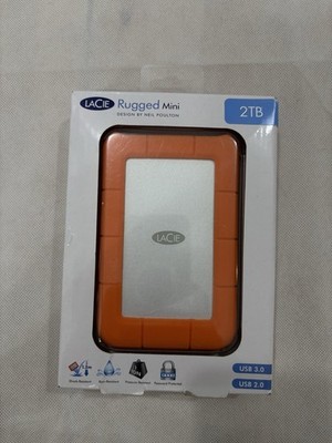 LaCie Rugged Thunderbolt/USB-C 2TB Portable External Hard Drive