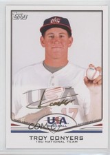 2011 Topps USA Baseball Team Gold Ink 19/25 Troy Conyers #USA-A46 Auto 2f9