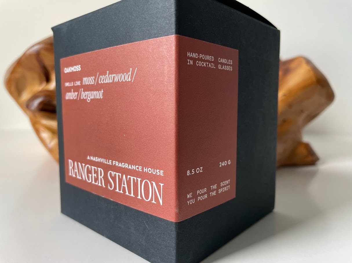 New Ranger Station Oakmoss Candle 8.5 oz  Aromatic Luxury Soy Wax Blend